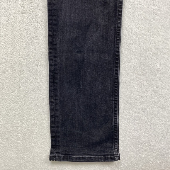 Hudson Blake Slim Straight Fit Twill Denim Jeans (Black) - Picture 11 of 16